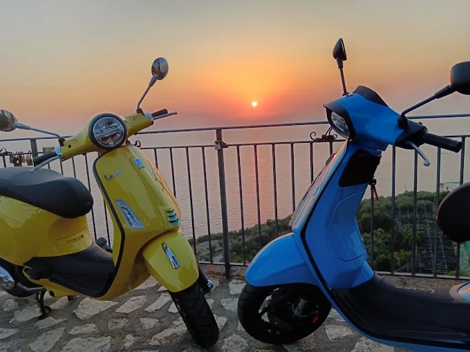 tour in vespa in penisola Sorrentina partendo da Massa lubrense
